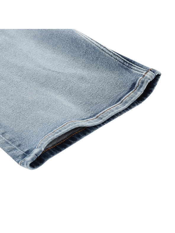 ALPINE PRO Мъжки дънкови шорти ALPINE PRO JENNER mood indigo