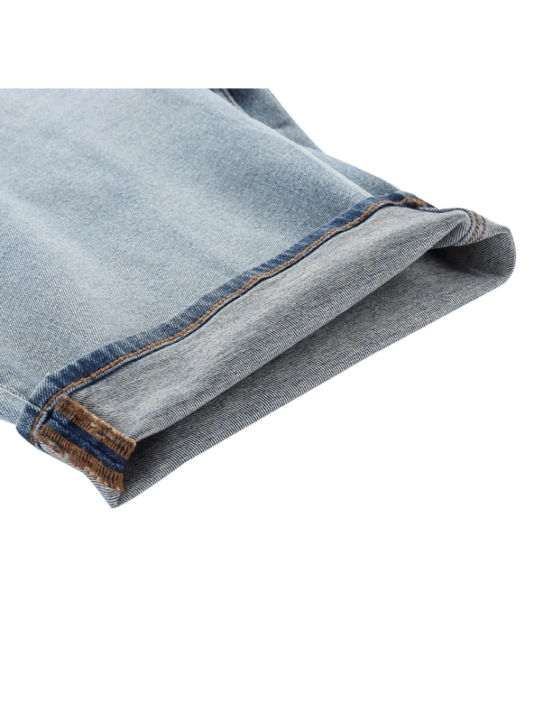 ALPINE PRO Мъжки дънкови шорти ALPINE PRO JENNER mood indigo