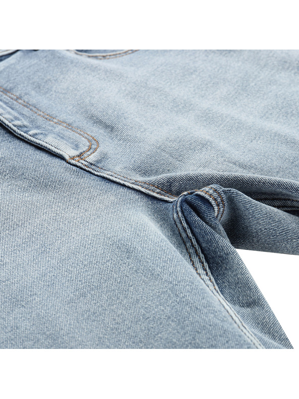 ALPINE PRO Мъжки дънкови шорти ALPINE PRO JENNER mood indigo