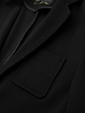 Ombre Clothing Мъжко черно сако SLIM с фина текстура
