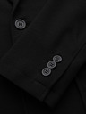 Ombre Clothing Мъжко черно сако SLIM с фина текстура