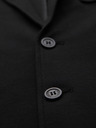 Ombre Clothing Мъжко черно сако SLIM с фина текстура