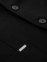 Ombre Clothing Мъжко черно сако SLIM с фина текстура