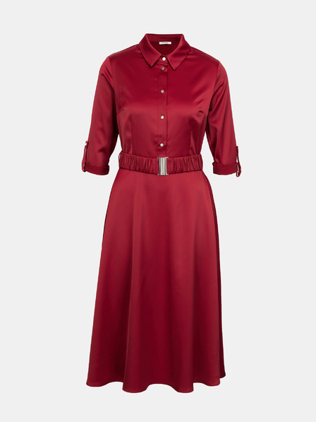 Orsay Бордо дамска рокля тип риза ORSAY