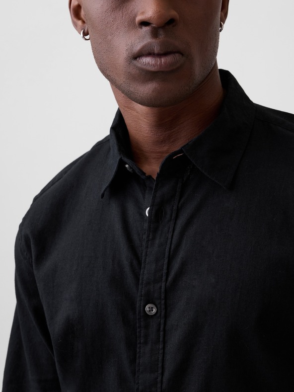 GAP Ленена риза със стандартна кройка GAP