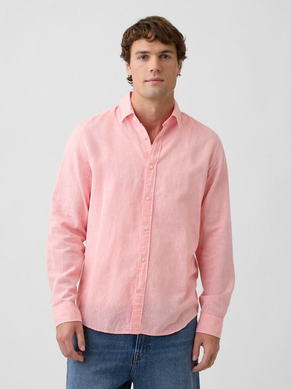 GAP Ленена риза със стандартна кройка GAP