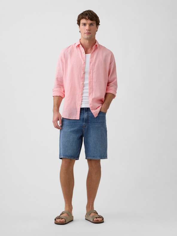 GAP Ленена риза със стандартна кройка GAP