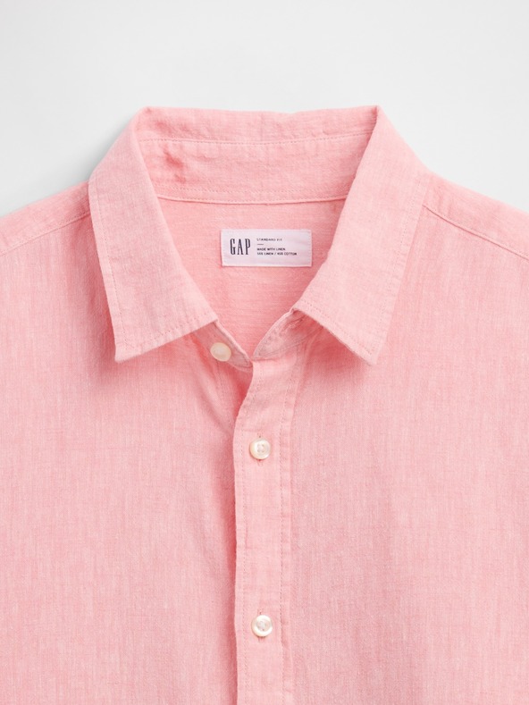 GAP Ленена риза със стандартна кройка GAP