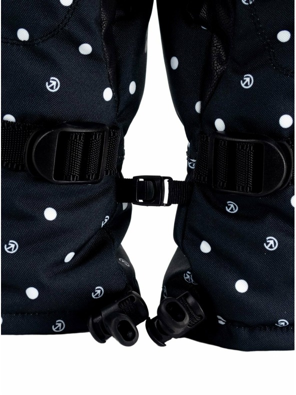 Meatfly Meatfly женски ръкавици Manson Black Dots