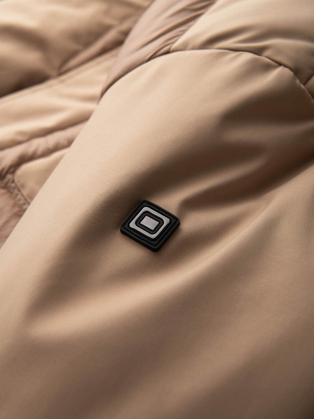 Ombre Clothing Мъжко ватирано дълго яке с големи джобове Ombre Clothing