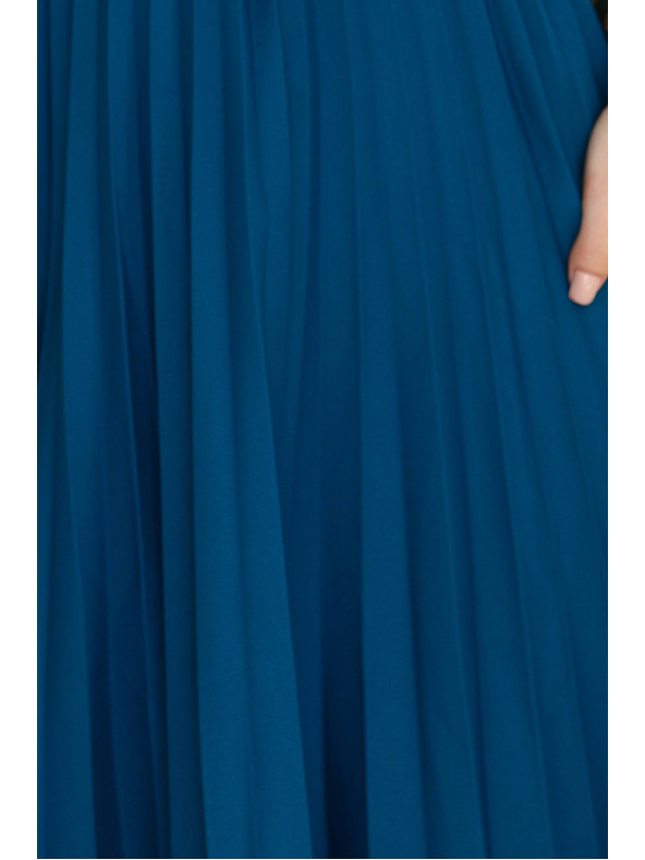 numoco Класическа рокля с къс ръкав и колан Numoco