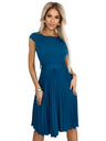 numoco Класическа рокля с къс ръкав и колан Numoco