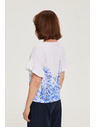 Moodo Блуза с печат бяла Moodo