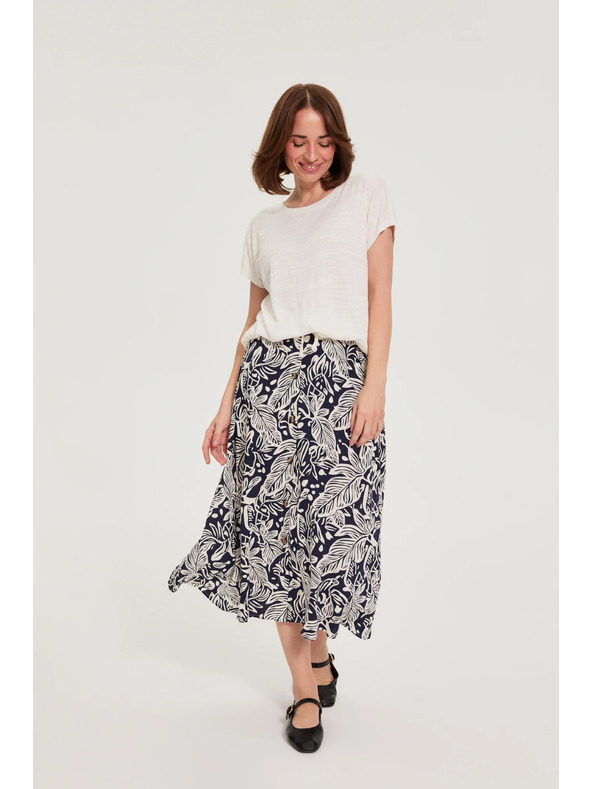 Moodo Пола от вискоза тъмносина Moodo