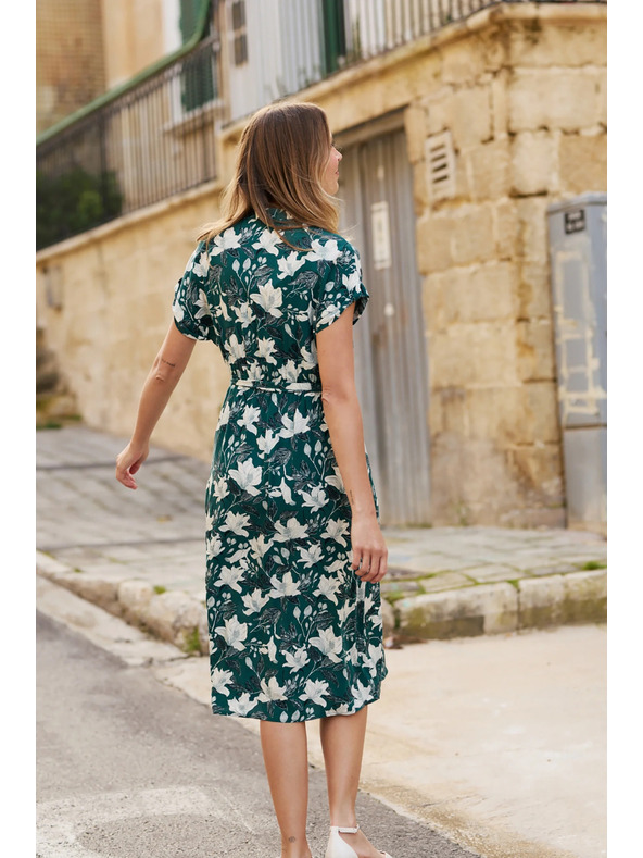 Moodo Рокли от вискоза зелени Moodo