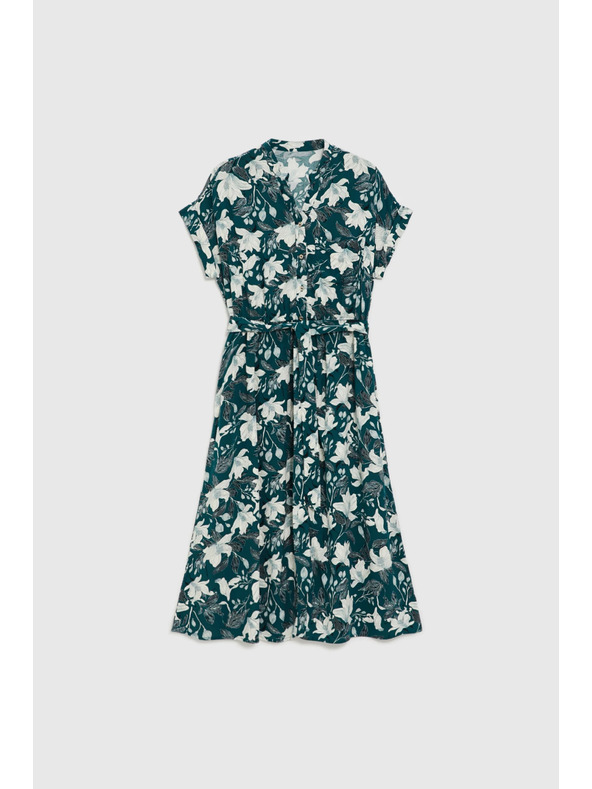 Moodo Рокли от вискоза зелени Moodo