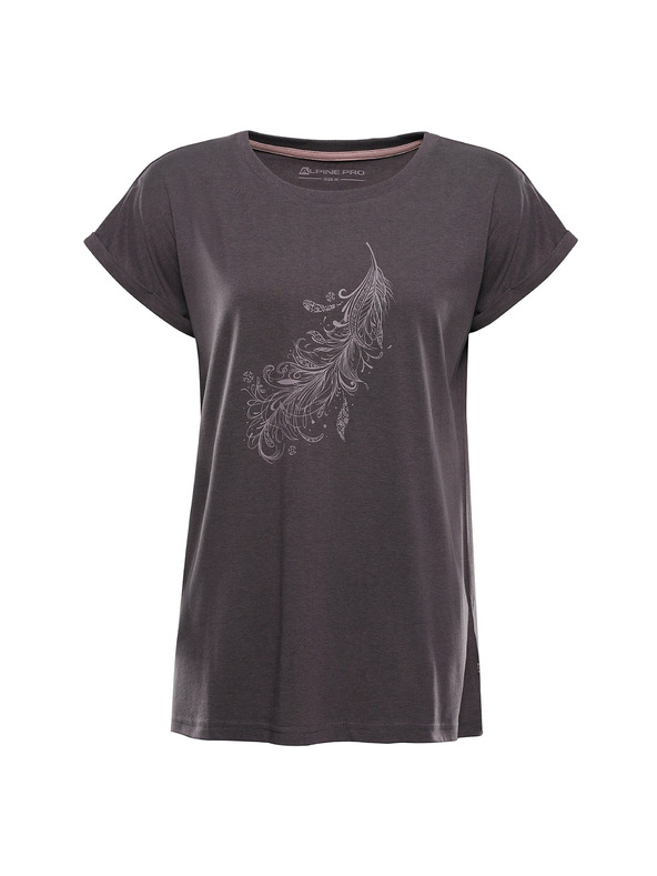 ALPINE PRO Дамска тениска от несминаващ материал ALPINE PRO OMBA 2 obsidian вариант pc