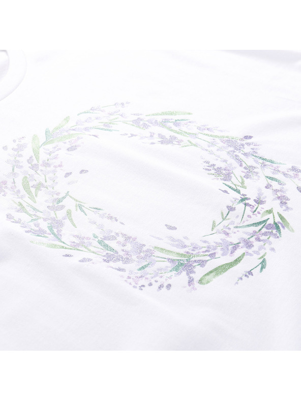 ALPINE PRO Дамска тениска от несминаващ материал ALPINE PRO OMBA 2 white вариант pa