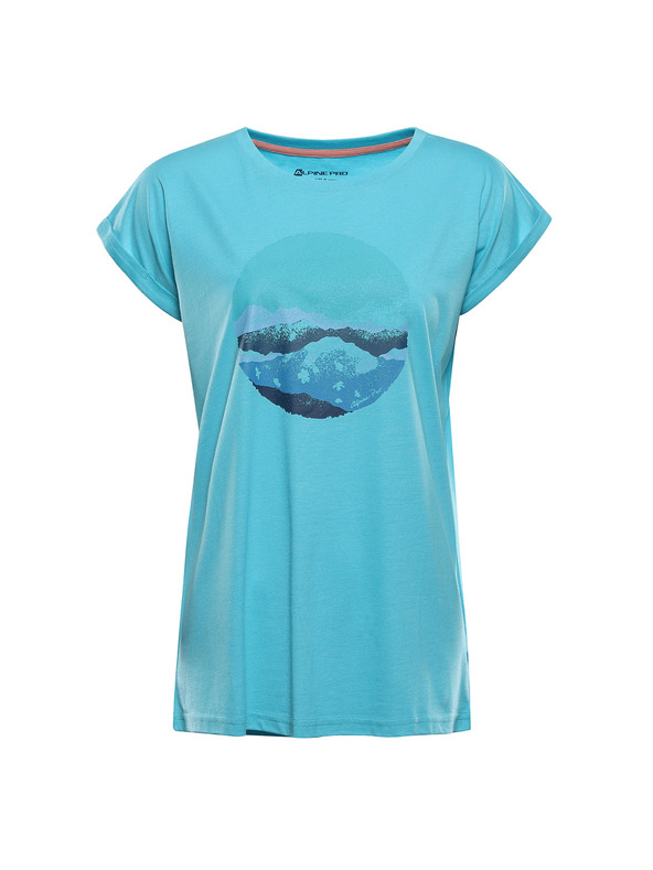 ALPINE PRO Дамска тениска от несминаващ материал ALPINE PRO OMBA 2 curacao вариант pb