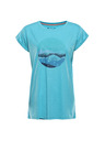 ALPINE PRO Дамска тениска от несминаващ материал ALPINE PRO OMBA 2 curacao вариант pb