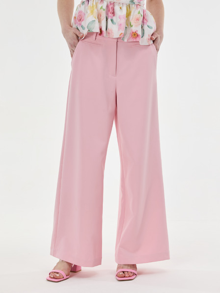 Orsay Светлорозови широки дамски панталони ORSAY