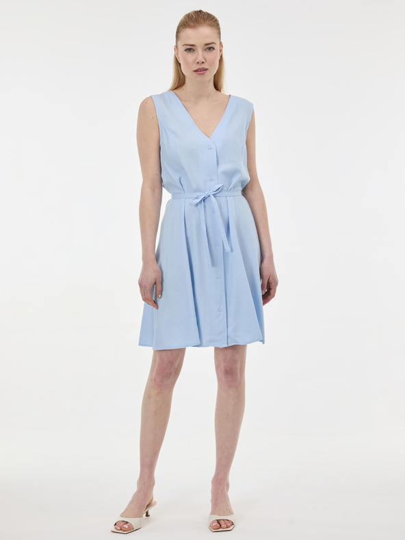 Orsay Светлосиня дамска рокля без ръкави ORSAY