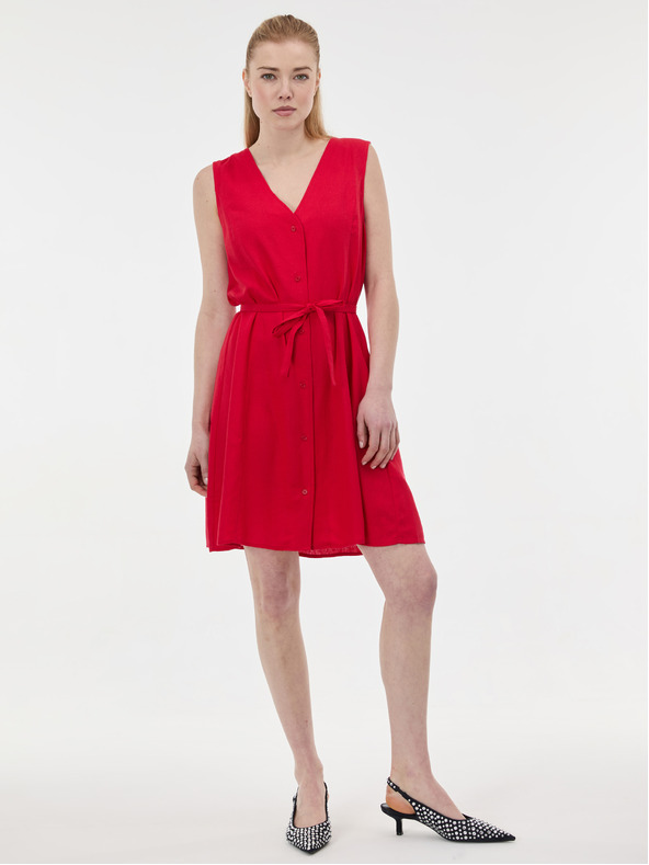 Orsay Червена дамска рокля без ръкави ORSAY