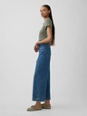GAP Дънки High Rise Wide-Leg Crop GAP