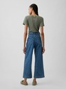 GAP Дънки High Rise Wide-Leg Crop GAP