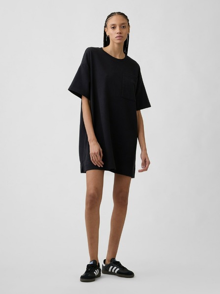 GAP Oversize суитшърт рокля с лого VintageSoft GAP
