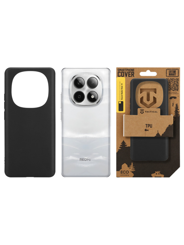 Tactical Tactical TPU Калъф за Xiaomi Redmi Note 15 5G Black