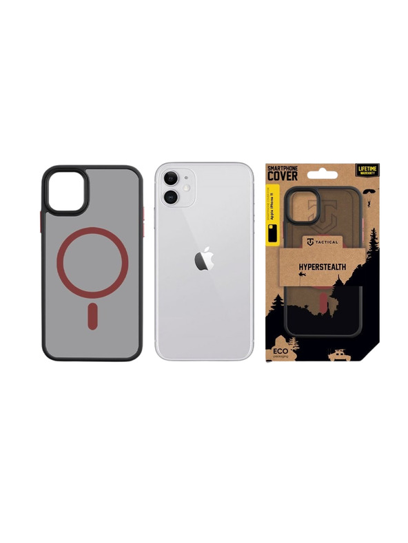 Tactical Tactical MagForce Hyperstealth 2.0 Калъф за Apple iPhone 11 Black/Red