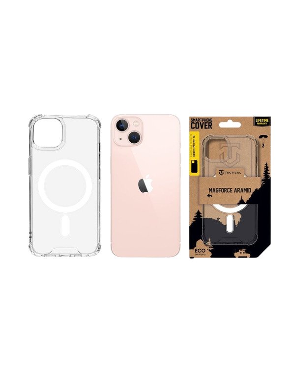 Tactical Tactical MagForce Plyo Калъф за Apple iPhone 13 Transparent