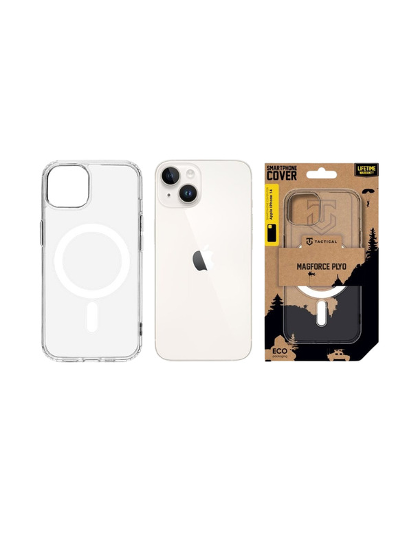 Tactical Tactical MagForce Калъф за Apple iPhone 14 Transparent