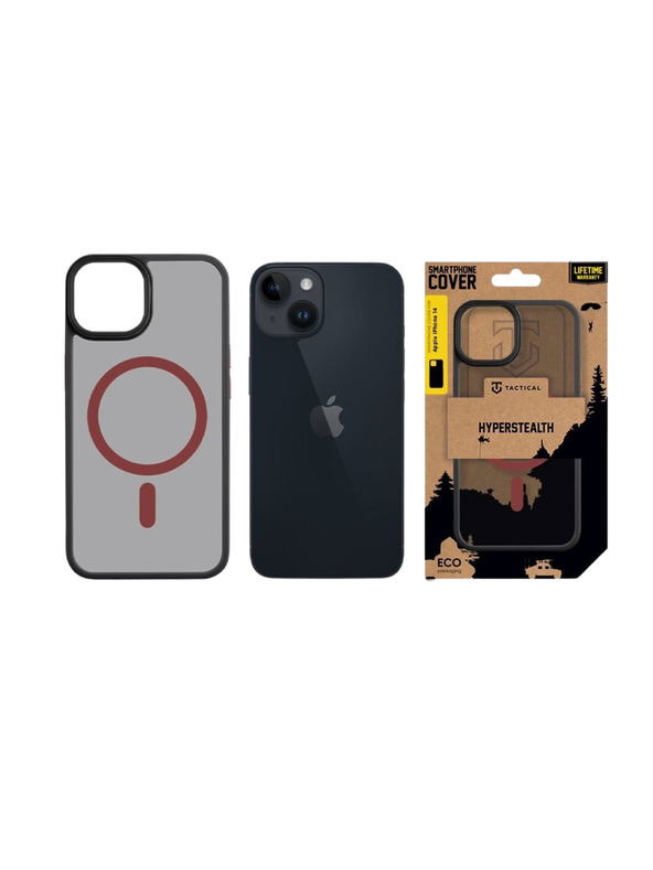Tactical Tactical MagForce Hyperstealth 2.0 Калъф за Apple iPhone 14 Black/Red
