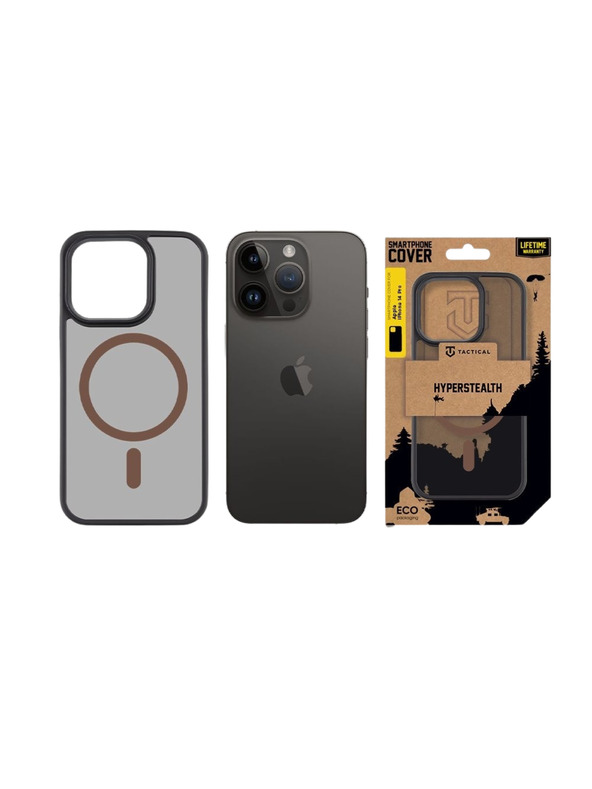 Tactical Tactical MagForce Hyperstealth 2.0 Калъф за Apple iPhone 14 Pro Black/Moucha Moose
