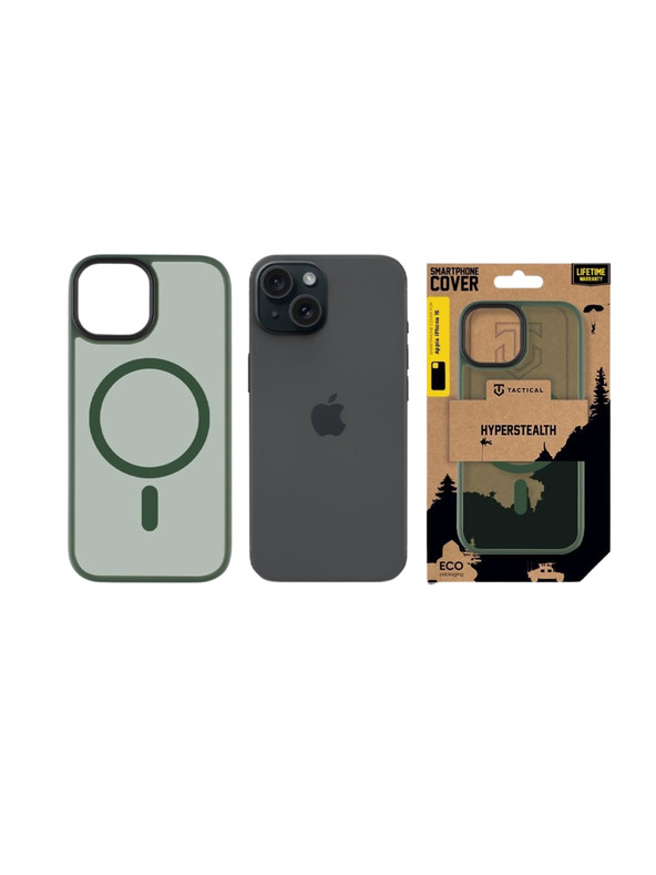 Tactical Tactical MagForce Hyperstealth Калъф за Apple iPhone 15 Forest Green