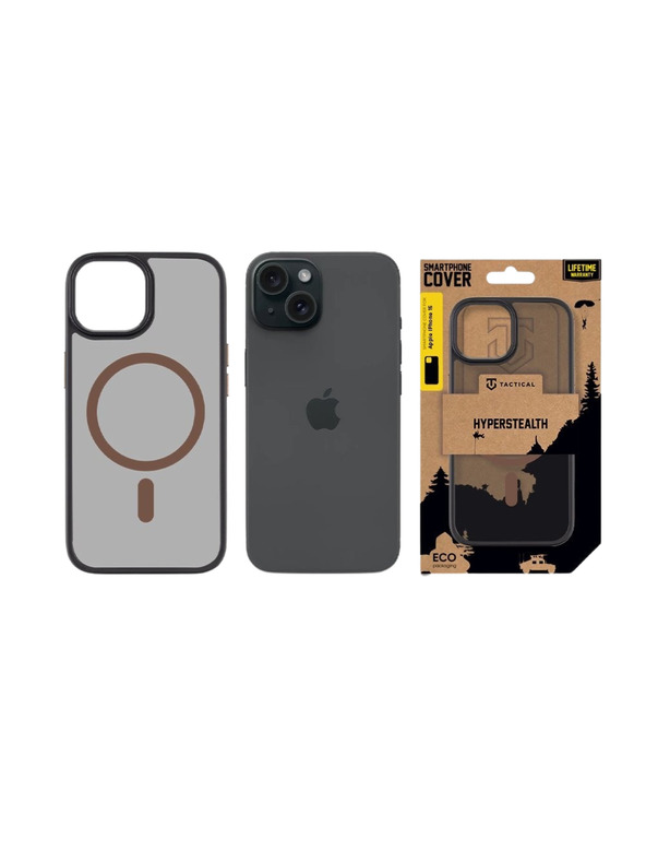Tactical Tactical MagForce Hyperstealth 2.0 Калъф за Apple iPhone 15 Black/Moucha Moose