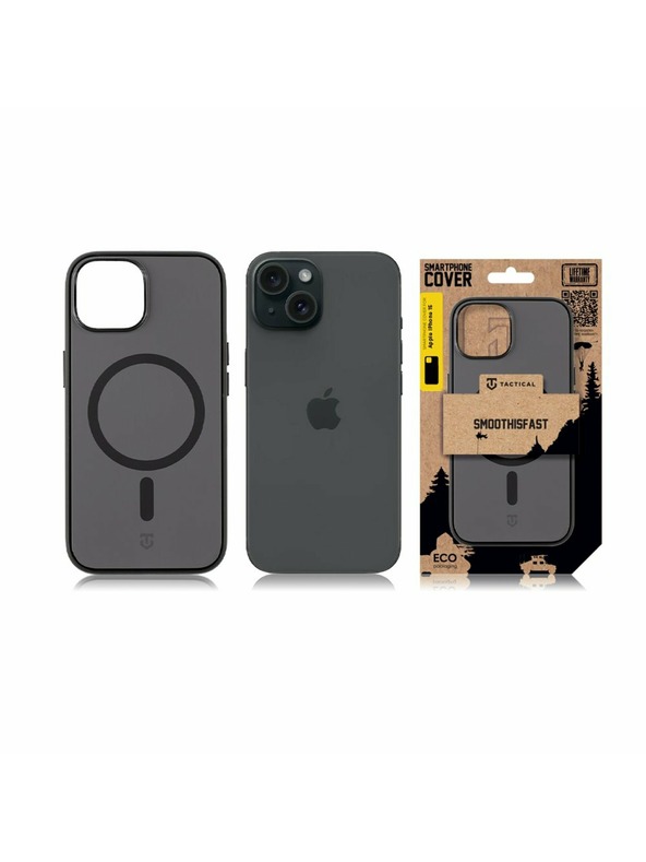 Tactical Tactical MagForce SmoothIsFast Калъф за Apple iPhone 15 Asphalt
