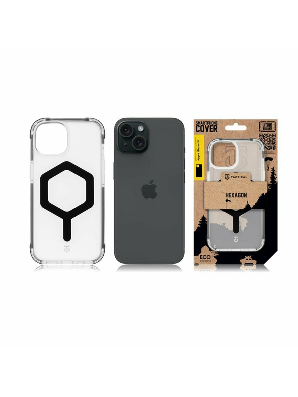 Tactical Tactical MagForce Hexagon Кейс за Apple iPhone 15 T-Black