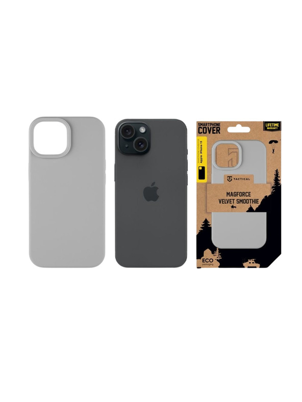 Tactical Tactical MagForce Velvet Smoothie Кейс за Apple iPhone 15 Foggy
