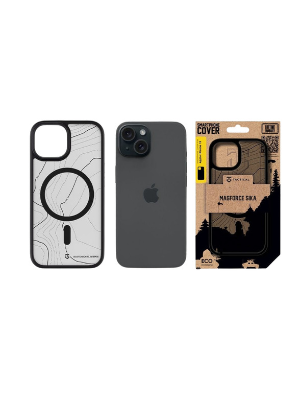 Tactical Tactical MagForce Hyperstealth Sika Кейс за Apple iPhone 15 Asphalt