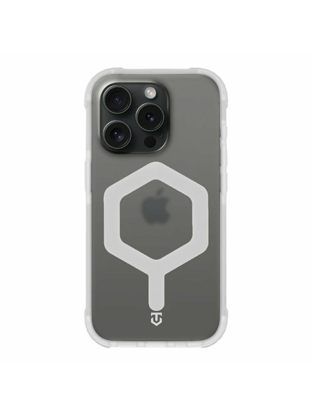 Tactical Tactical MagForce Hexagon Кейс за Apple iPhone 15 Pro T-White