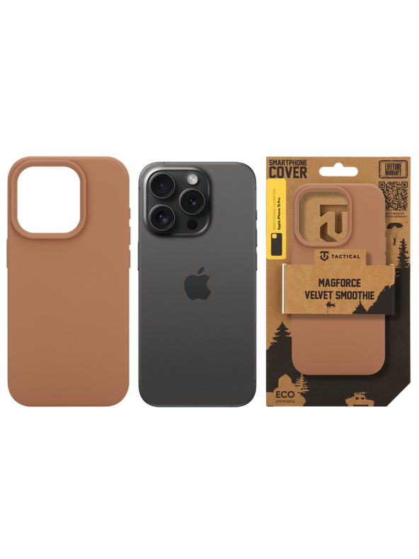 Tactical Tactical MagForce Velvet Smoothie Кейс за Apple iPhone 15 Pro Moucha Moose
