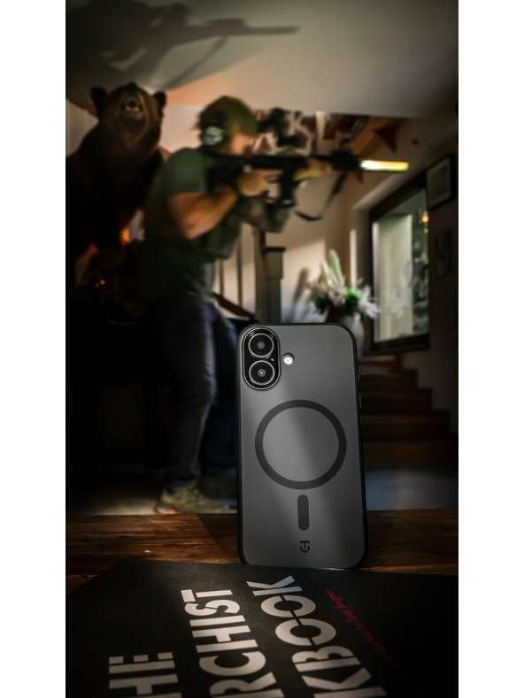 Tactical Tactical MagForce SmoothIsFast Кейс за Apple iPhone 15 Pro Max Asphalt