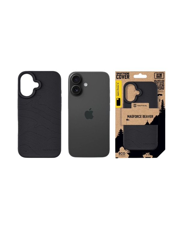 Tactical Tactical MagForce Beaver Калъф за Apple iPhone 16 Asphalt
