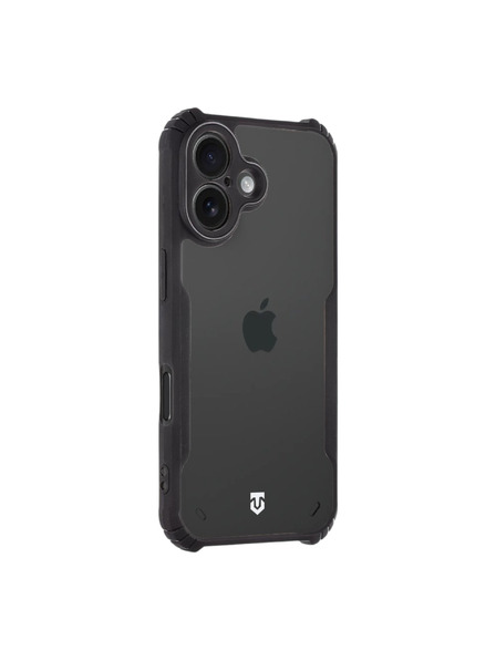 Tactical Tactical Quantum Stealth Калъф за Apple iPhone 16 Clear/Black