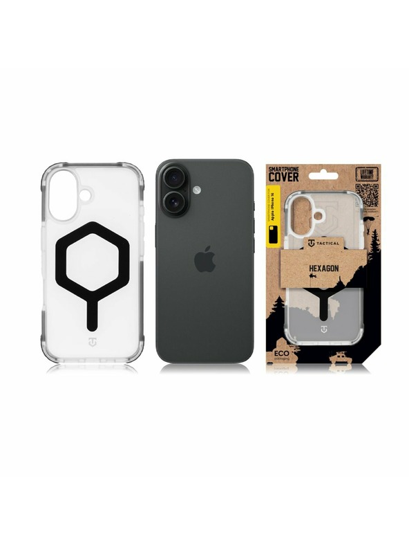 Tactical Tactical MagForce Hexagon Калъф за Apple iPhone 16 T-Black