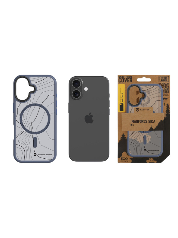 Tactical Tactical MagForce Hyperstealth Sika Защитен калъф за Apple iPhone 16 Deep Blue