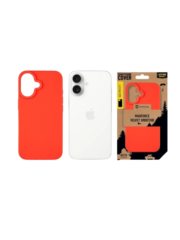 Tactical Tactical MagForce Velvet Smoothie Защитен калъф за Apple iPhone 16 Chilli